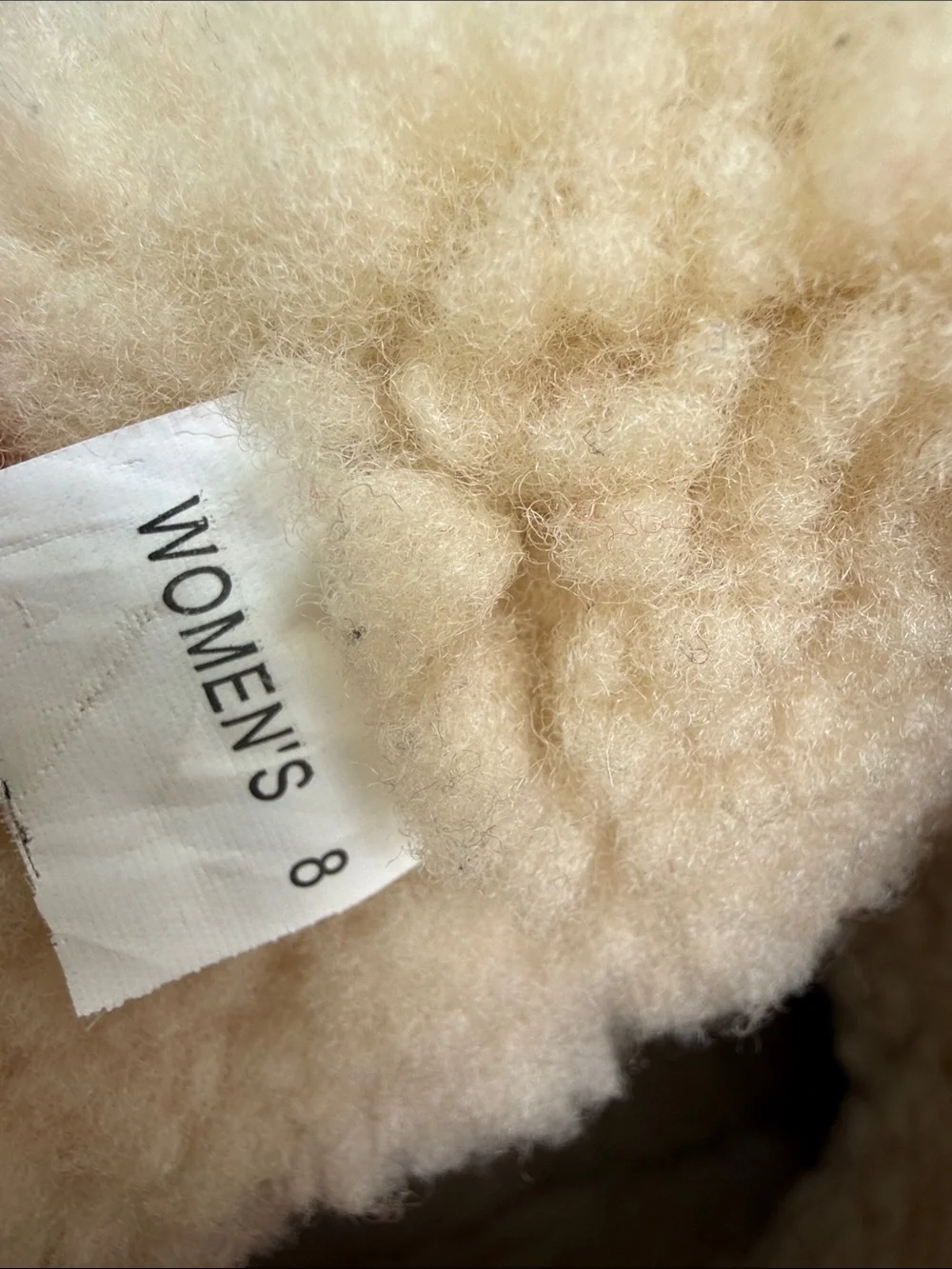 Vintage cozy shearling